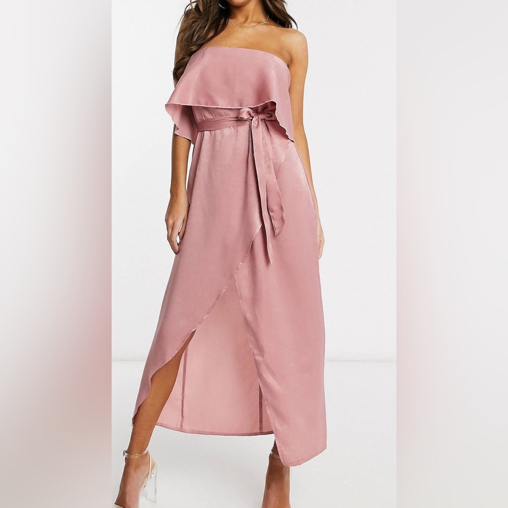 NWT PrettyLittleThing Bandeau Midaxi Dress